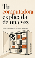 Portada de Tu computadora explicada de una vez, ebook de computación para principiantes