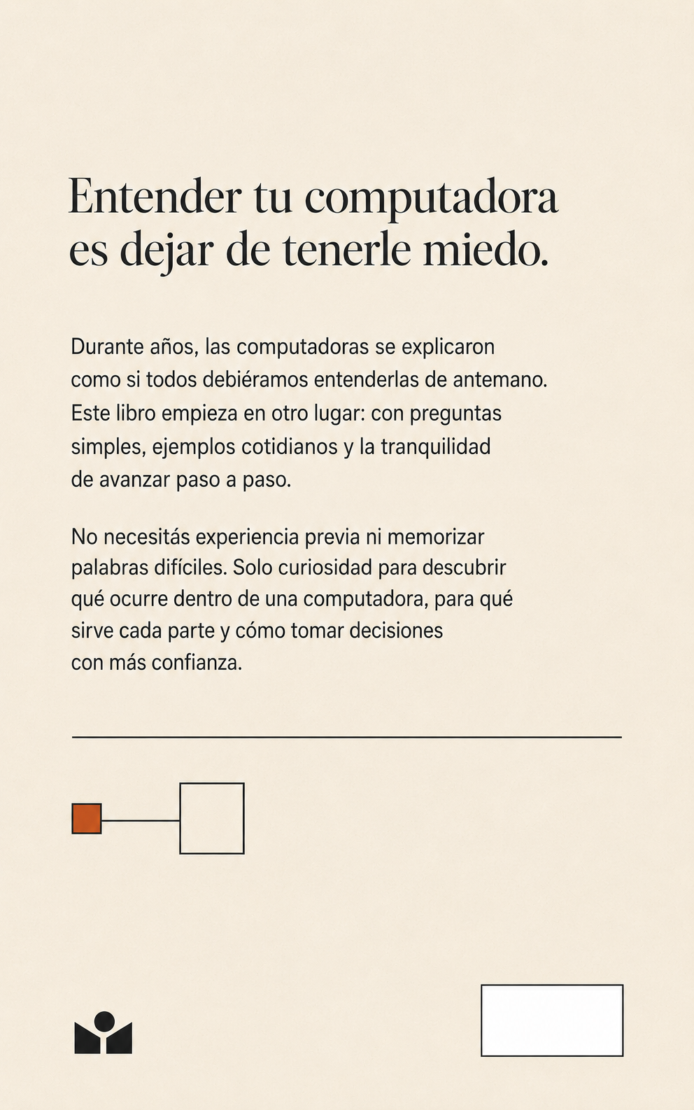 Contraportada de Tu computadora explicada de una vez